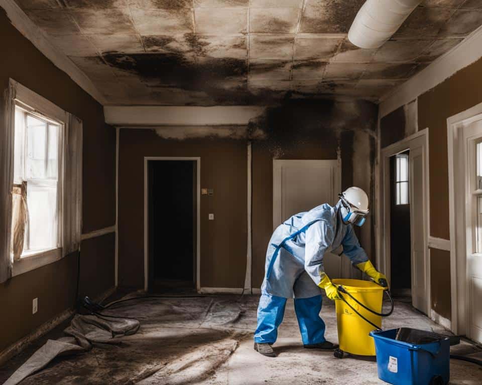 Is it safe to stay in a house during mold remediation?